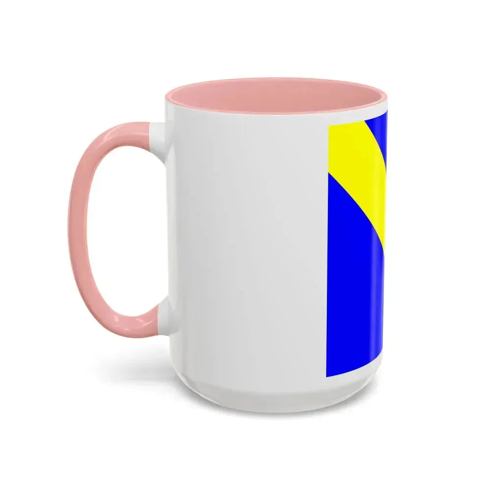 Flag of Lully Switzerland - Accent Coffee Mug - Go Mug Yourself