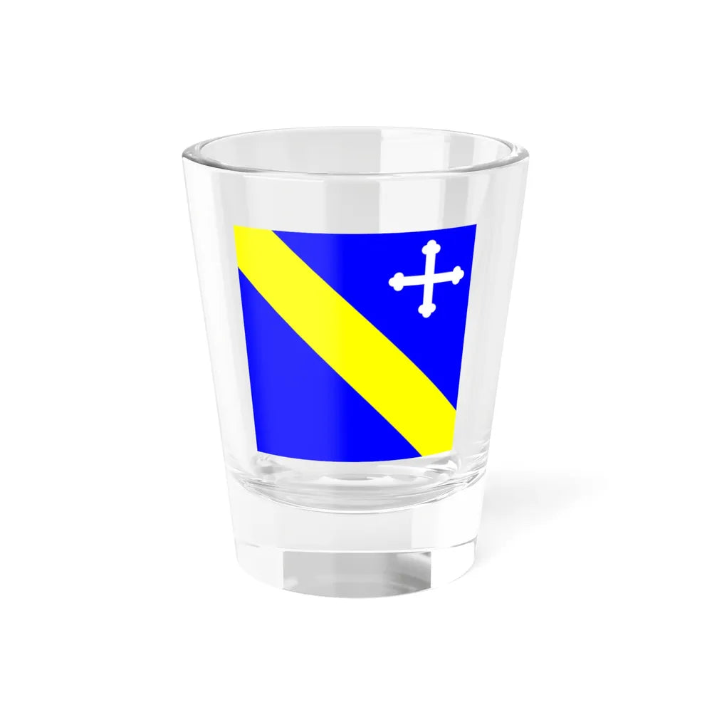 Flag of Lully Switzerland - Shot Glass 1.5oz 1.5oz - Go Mug Yourself