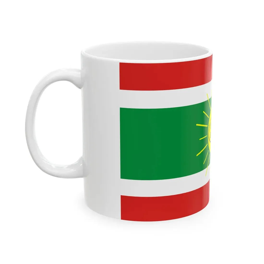 Flag of Lunda Tchokwe (Angola) White Coffee Mug - Go Mug Yourself