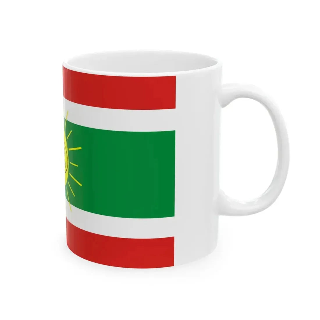 Flag of Lunda Tchokwe (Angola) White Coffee Mug - Go Mug Yourself