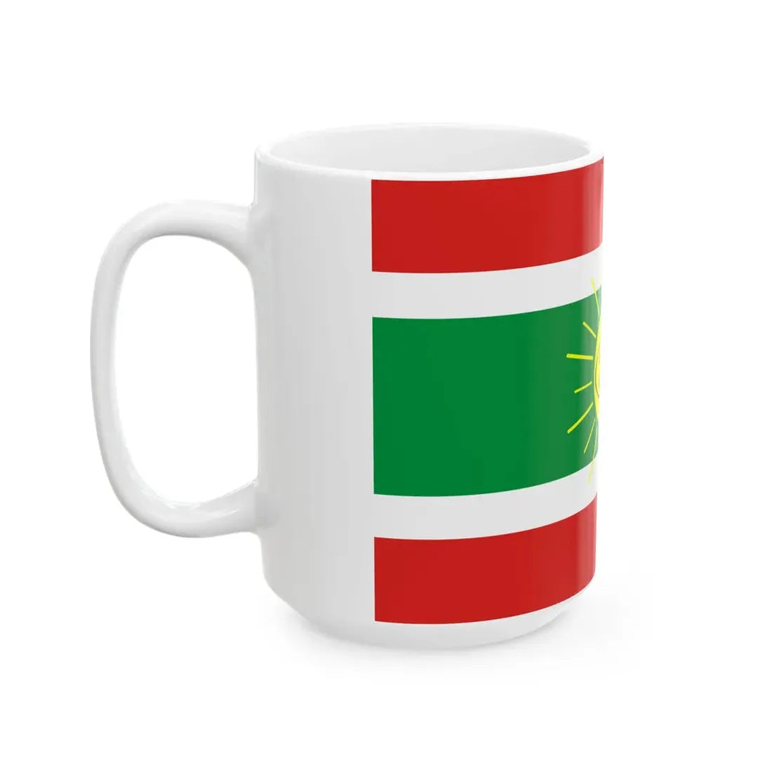 Flag of Lunda Tchokwe (Angola) White Coffee Mug - Go Mug Yourself