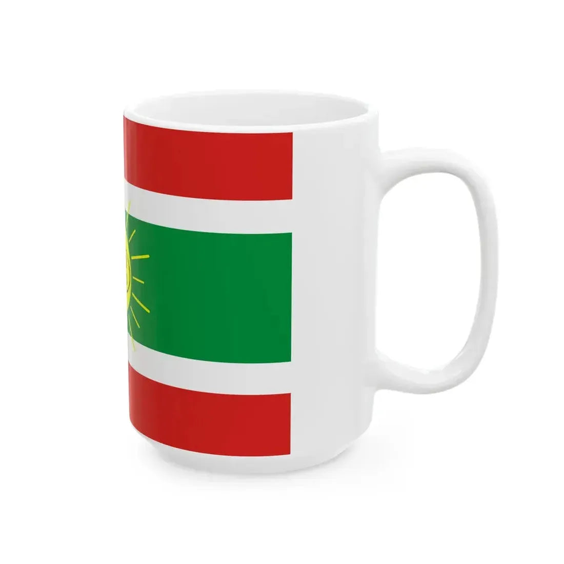 Flag of Lunda Tchokwe (Angola) White Coffee Mug - Go Mug Yourself