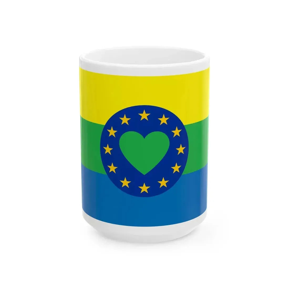Flag of Lunezia (Italy) White Coffee Mug 15oz - Go Mug Yourself
