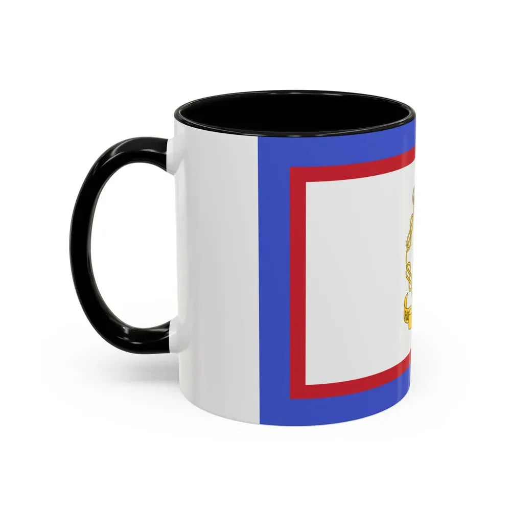 Flag of luogotenente generale in Albania of the Kingdom of Italy - Accent Coffee Mug - Go Mug Yourself