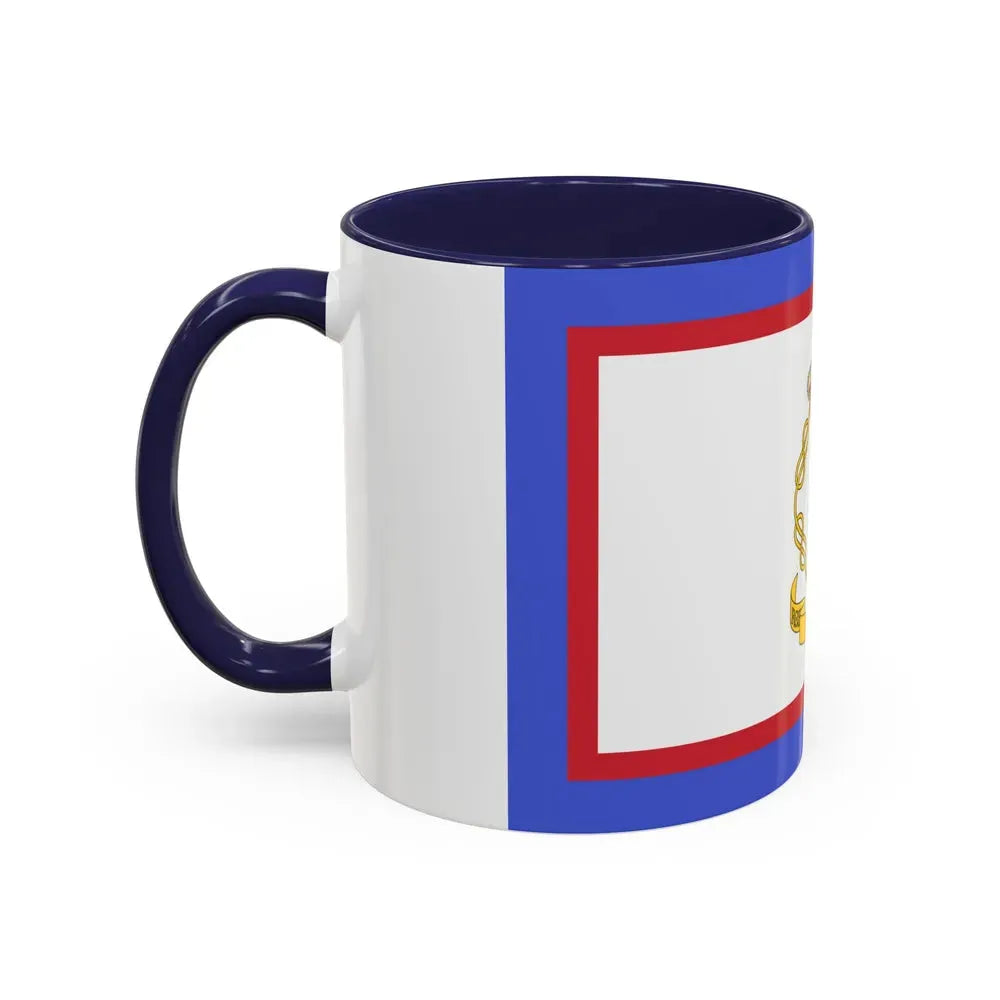 Flag of luogotenente generale in Albania of the Kingdom of Italy - Accent Coffee Mug - Go Mug Yourself