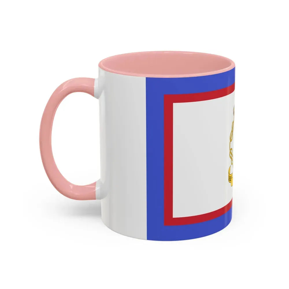 Flag of luogotenente generale in Albania of the Kingdom of Italy - Accent Coffee Mug - Go Mug Yourself