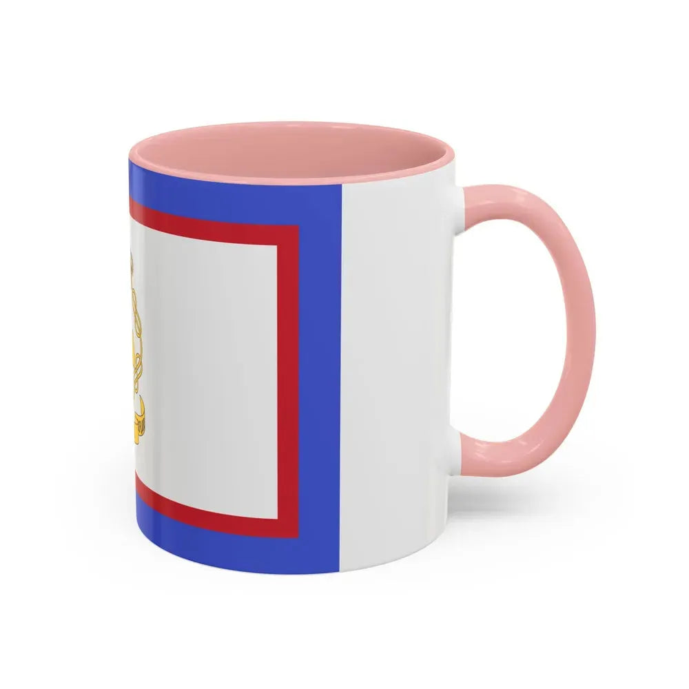 Flag of luogotenente generale in Albania of the Kingdom of Italy - Accent Coffee Mug - Go Mug Yourself