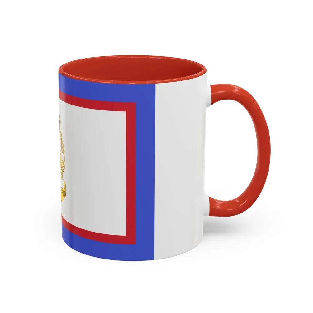 Flag of luogotenente generale in Albania of the Kingdom of Italy - Accent Coffee Mug - Go Mug Yourself