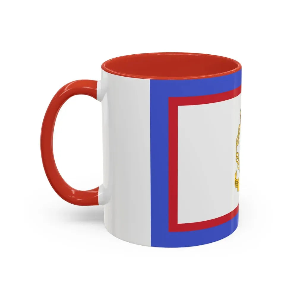 Flag of luogotenente generale in Albania of the Kingdom of Italy - Accent Coffee Mug - Go Mug Yourself