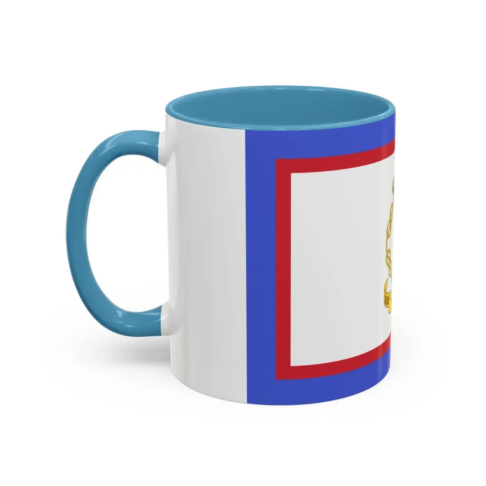 Flag of luogotenente generale in Albania of the Kingdom of Italy - Accent Coffee Mug - Go Mug Yourself