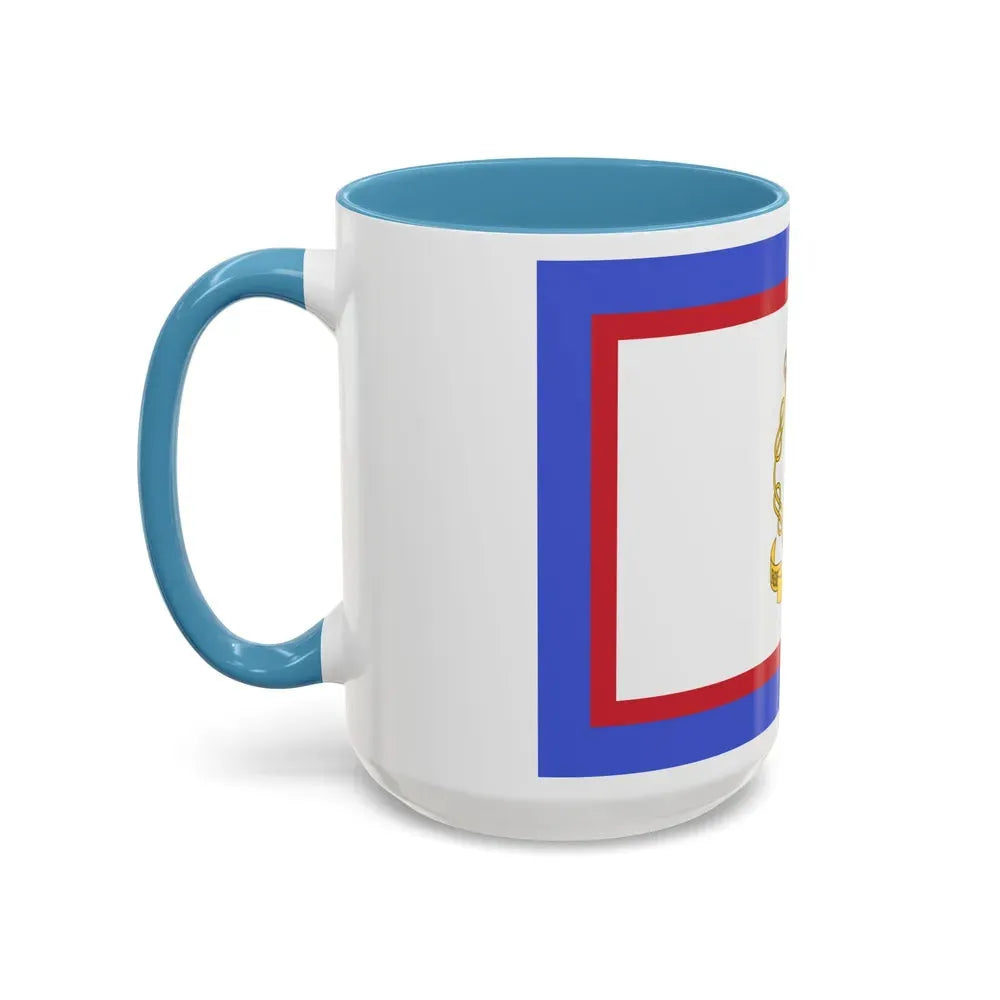 Flag of luogotenente generale in Albania of the Kingdom of Italy - Accent Coffee Mug - Go Mug Yourself