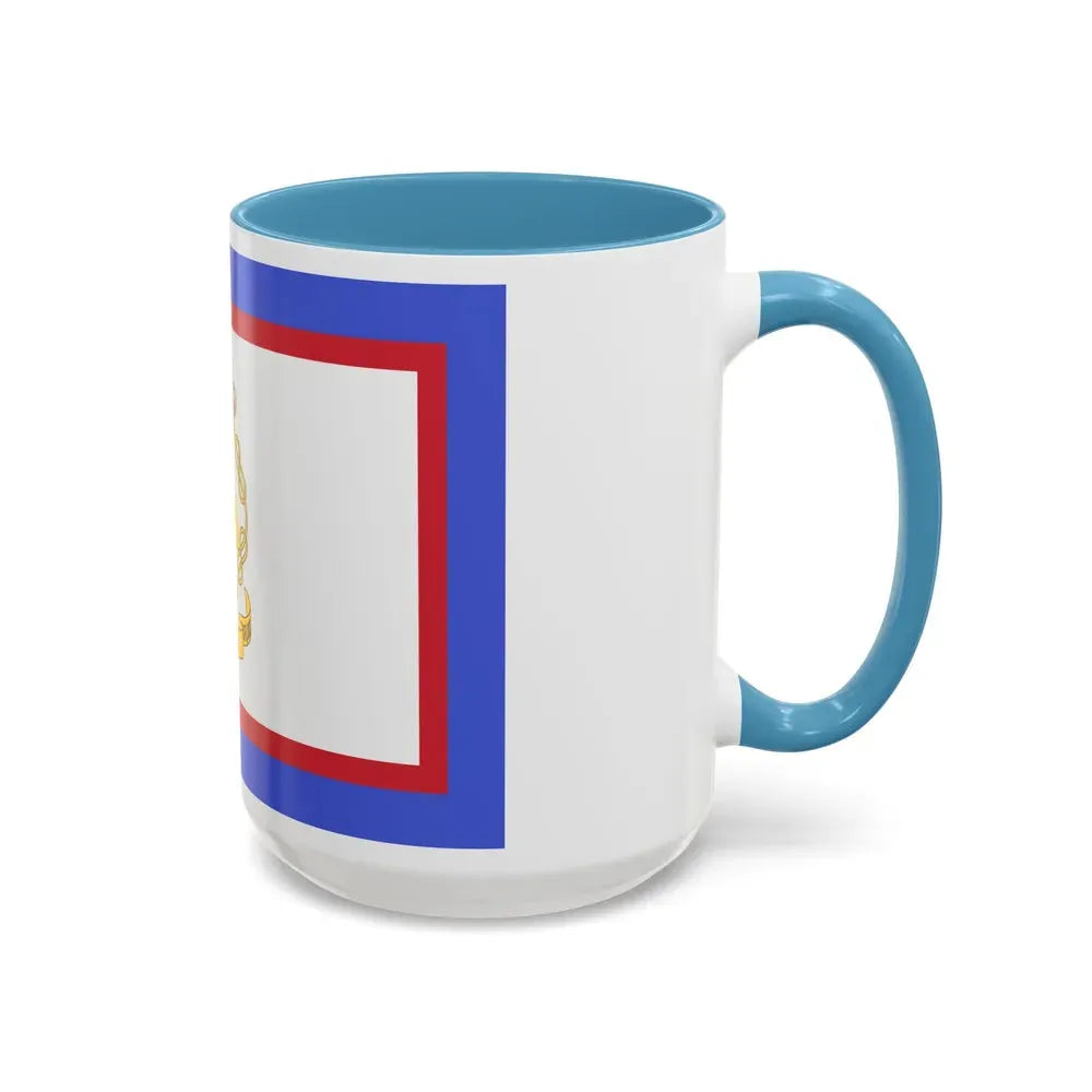 Flag of luogotenente generale in Albania of the Kingdom of Italy - Accent Coffee Mug - Go Mug Yourself