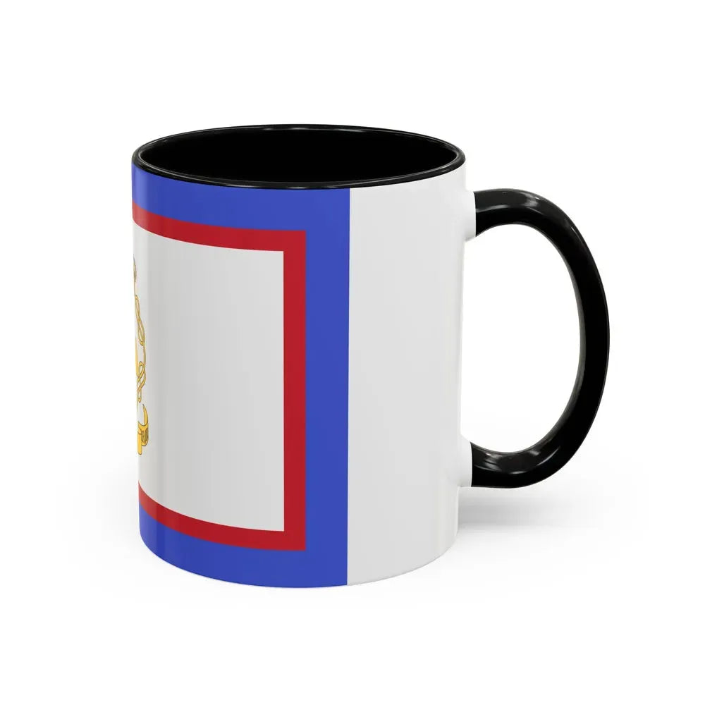 Flag of luogotenente generale in Albania of the Kingdom of Italy - Accent Coffee Mug - Go Mug Yourself