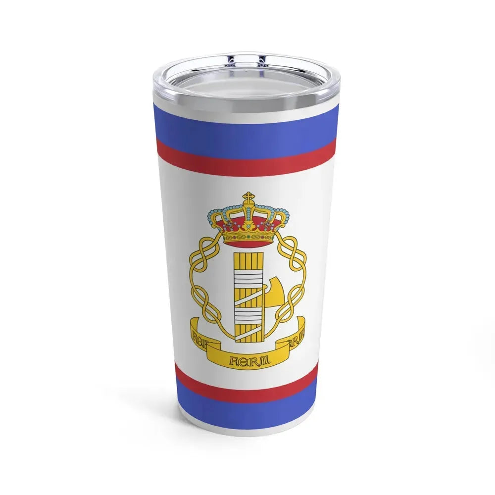 Flag of luogotenente generale in Albania of the Kingdom of Italy - Tumbler 20oz 20oz - Go Mug Yourself