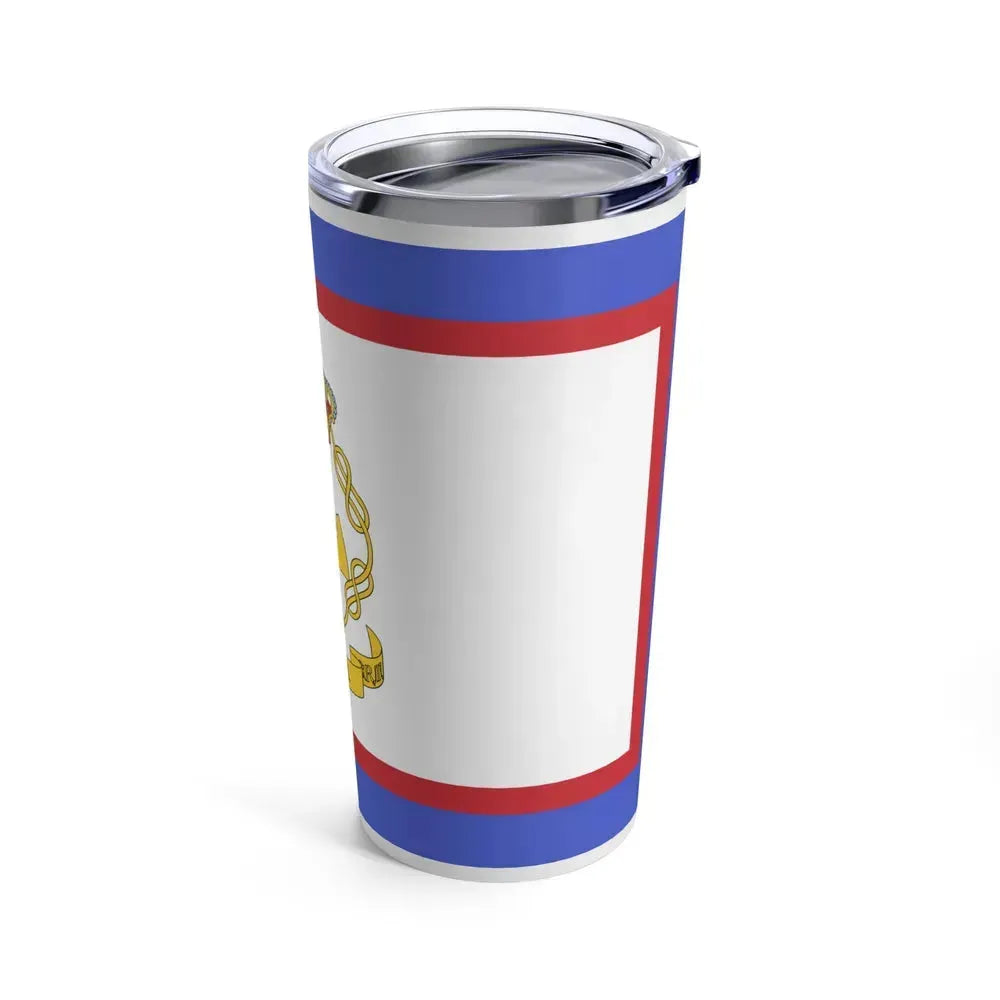 Flag of luogotenente generale in Albania of the Kingdom of Italy - Tumbler 20oz - Go Mug Yourself