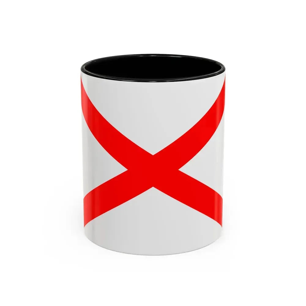 Flag of Luqa Malta - Accent Coffee Mug 11oz Black - Go Mug Yourself