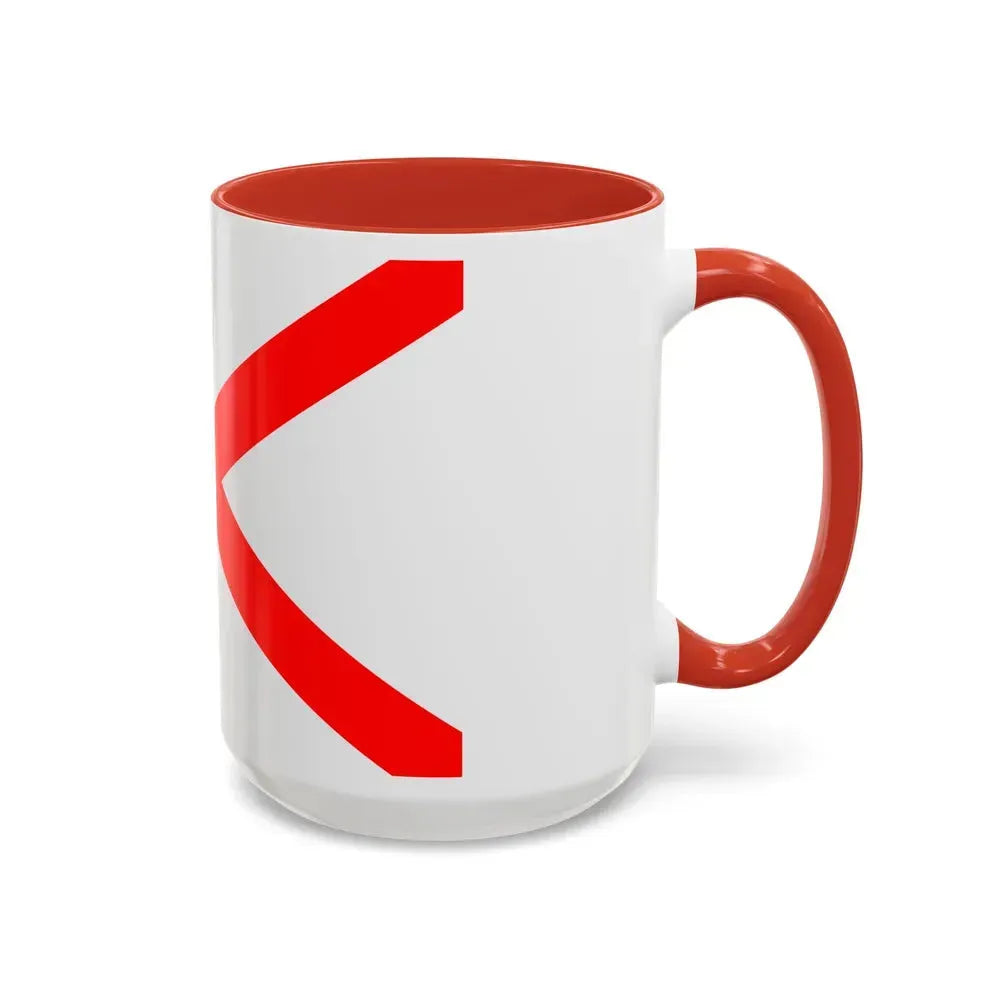 Flag of Luqa Malta - Accent Coffee Mug - Go Mug Yourself