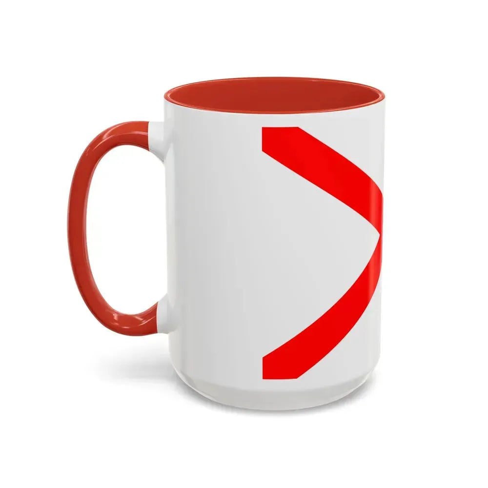 Flag of Luqa Malta - Accent Coffee Mug - Go Mug Yourself