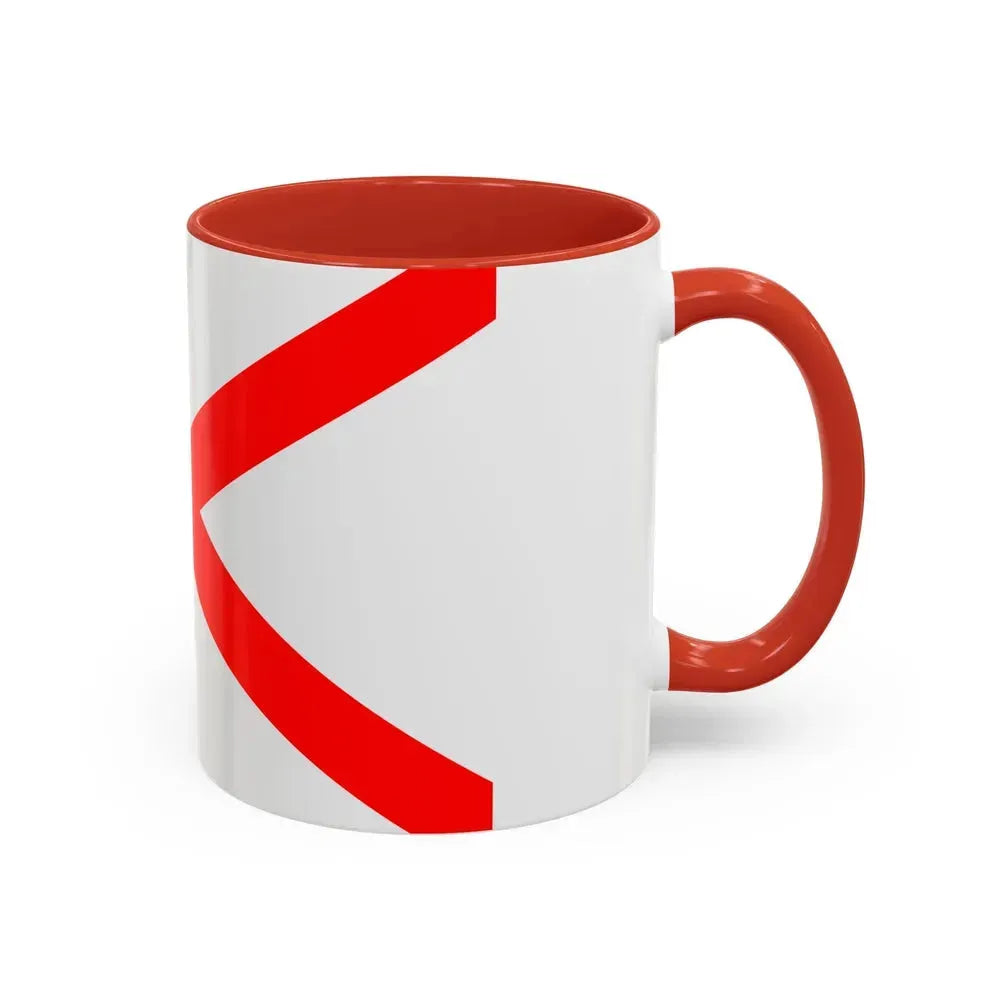 Flag of Luqa Malta - Accent Coffee Mug - Go Mug Yourself