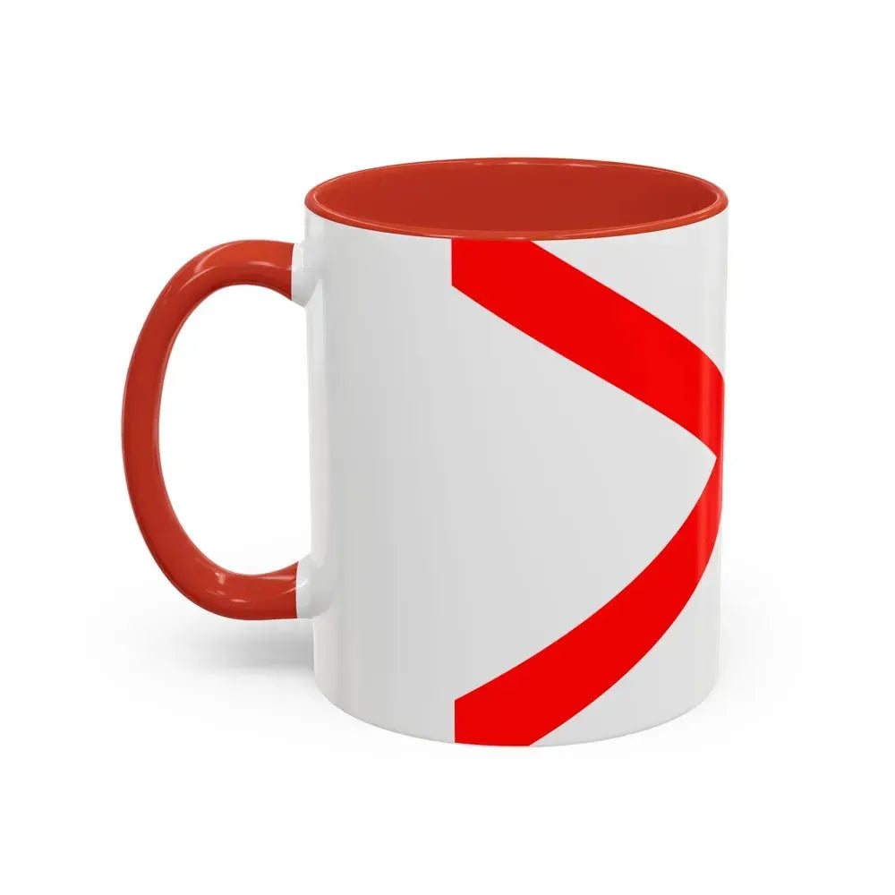Flag of Luqa Malta - Accent Coffee Mug - Go Mug Yourself