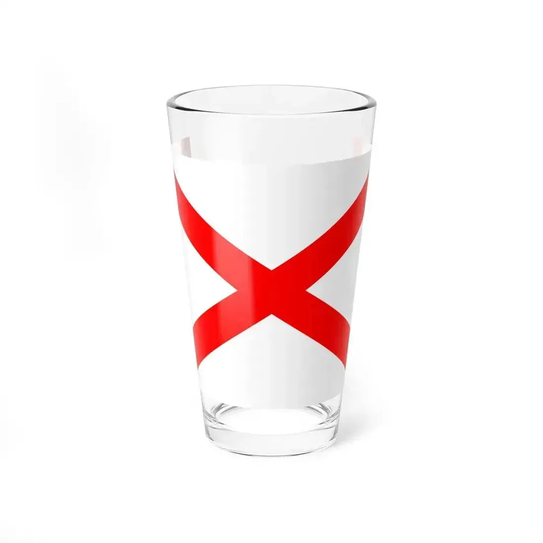 Flag of Luqa Malta - Pint Glass 16oz 16oz - Go Mug Yourself