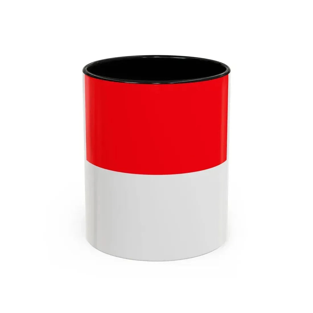 Flag of Lutry Switzerland - Accent Coffee Mug 11oz Black - Go Mug Yourself