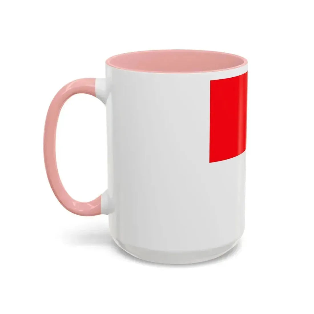 Flag of Lutry Switzerland - Accent Coffee Mug - Go Mug Yourself