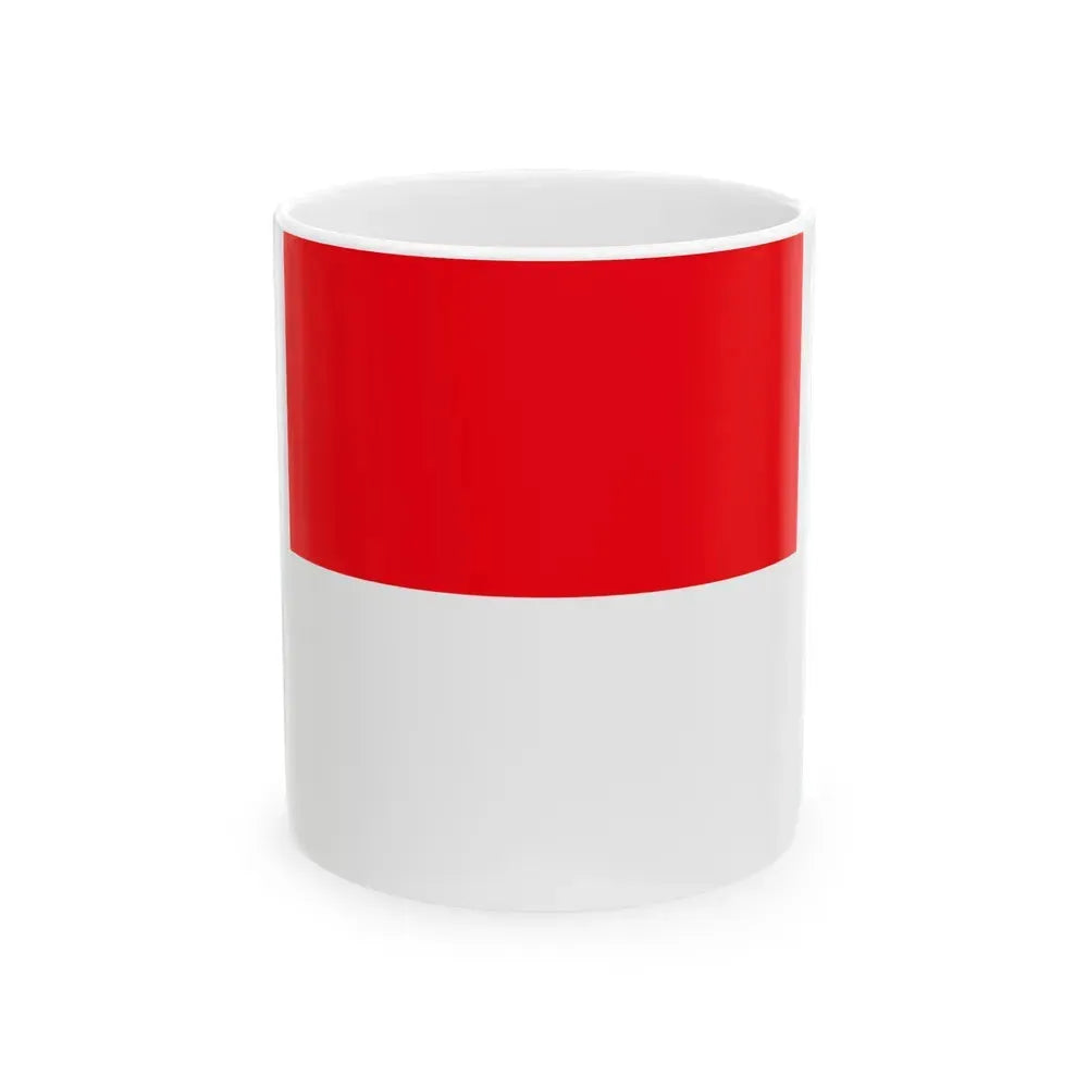 Flag of Lutry Switzerland - White Coffee Mug 11oz - Go Mug Yourself