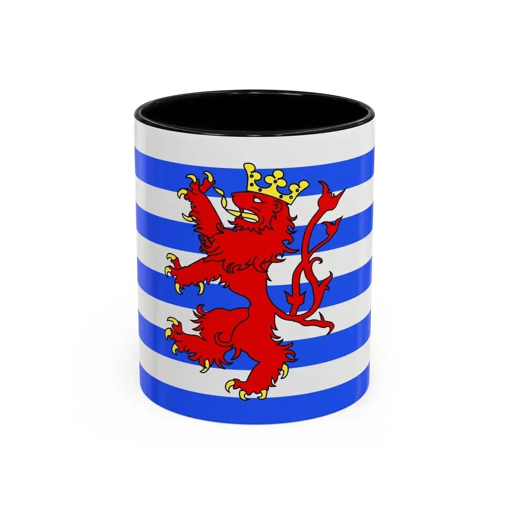 Flag of Luxembourg Belgium - Accent Coffee Mug 11oz Black - Go Mug Yourself
