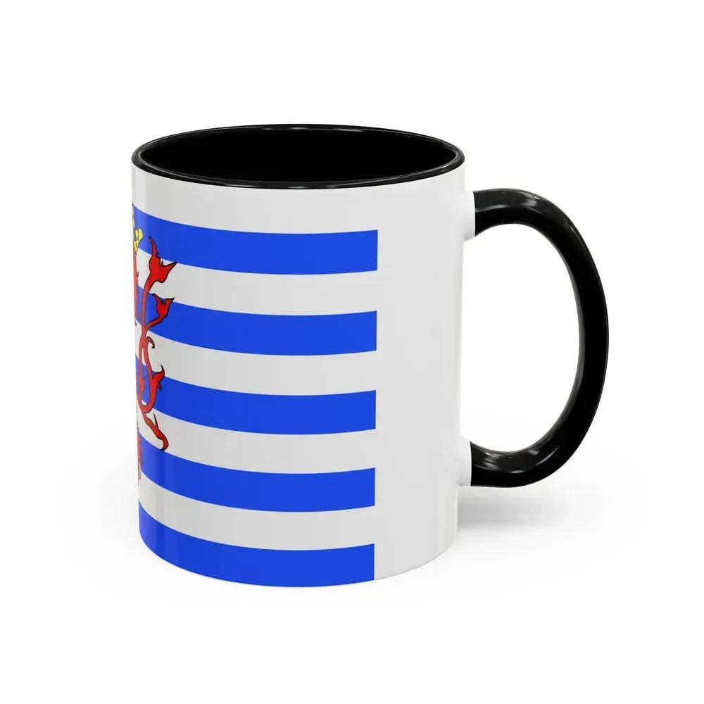 Flag of Luxembourg Belgium - Accent Coffee Mug - Go Mug Yourself