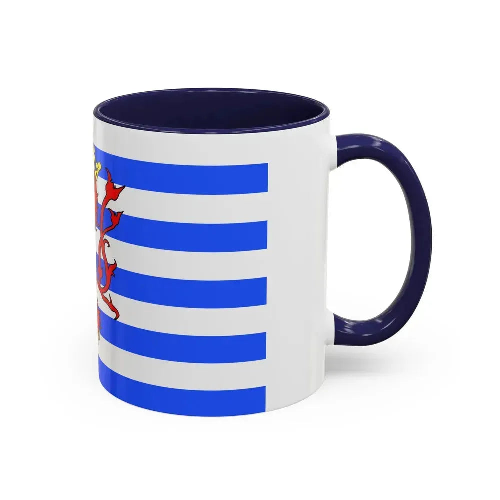 Flag of Luxembourg Belgium - Accent Coffee Mug - Go Mug Yourself