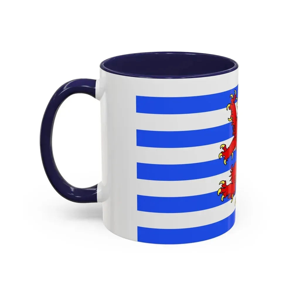 Flag of Luxembourg Belgium - Accent Coffee Mug - Go Mug Yourself