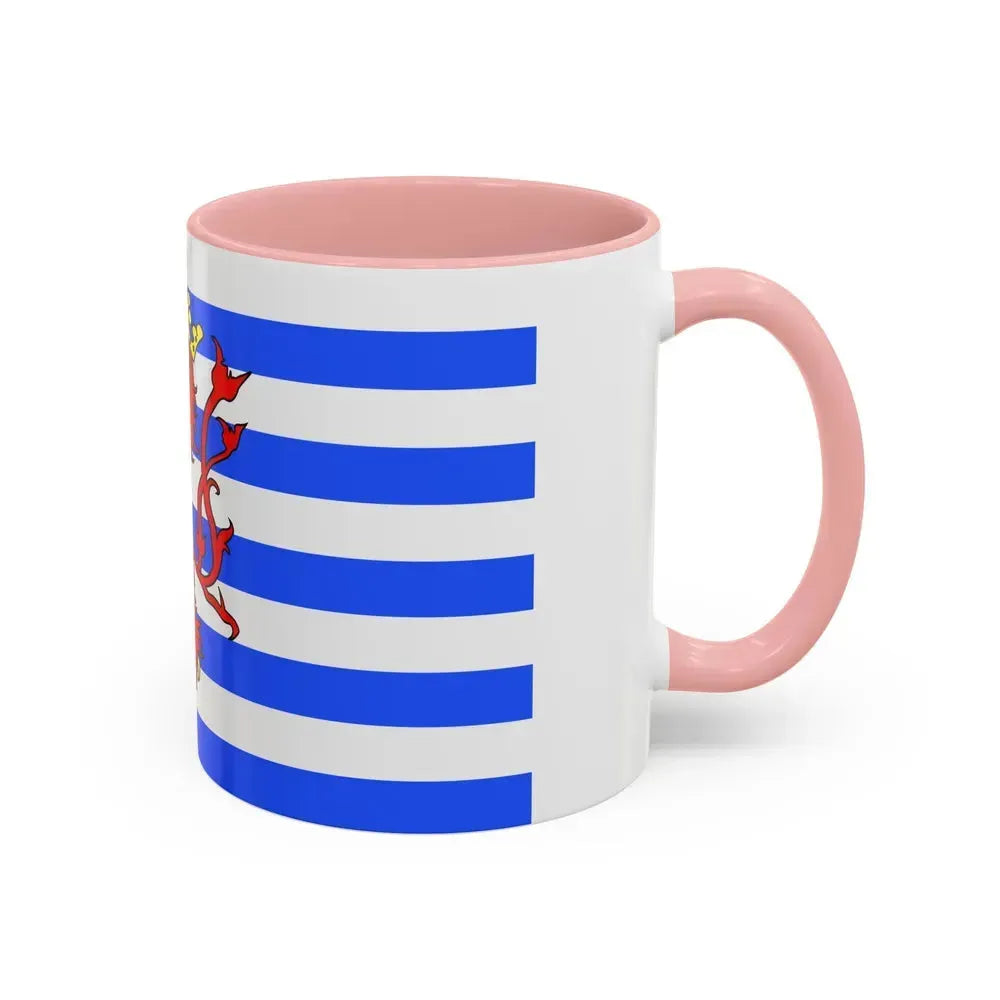 Flag of Luxembourg Belgium - Accent Coffee Mug - Go Mug Yourself