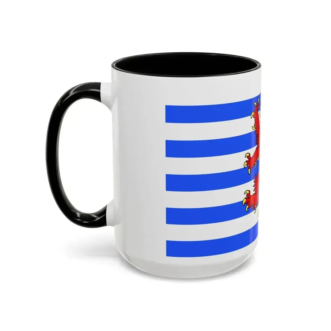 Flag of Luxembourg Belgium - Accent Coffee Mug - Go Mug Yourself
