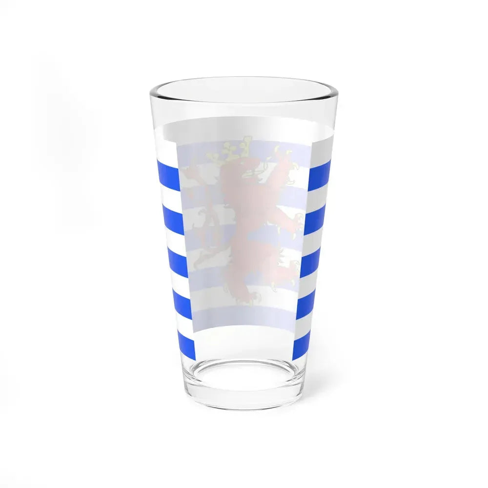 Flag of Luxembourg Belgium - Pint Glass 16oz - Go Mug Yourself