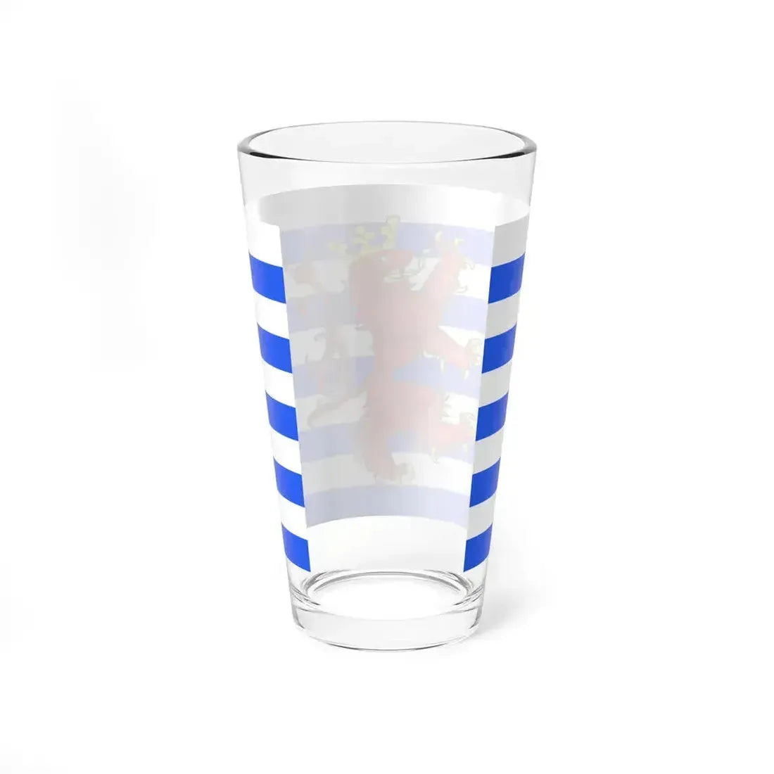 Flag of Luxembourg Belgium - Pint Glass 16oz - Go Mug Yourself