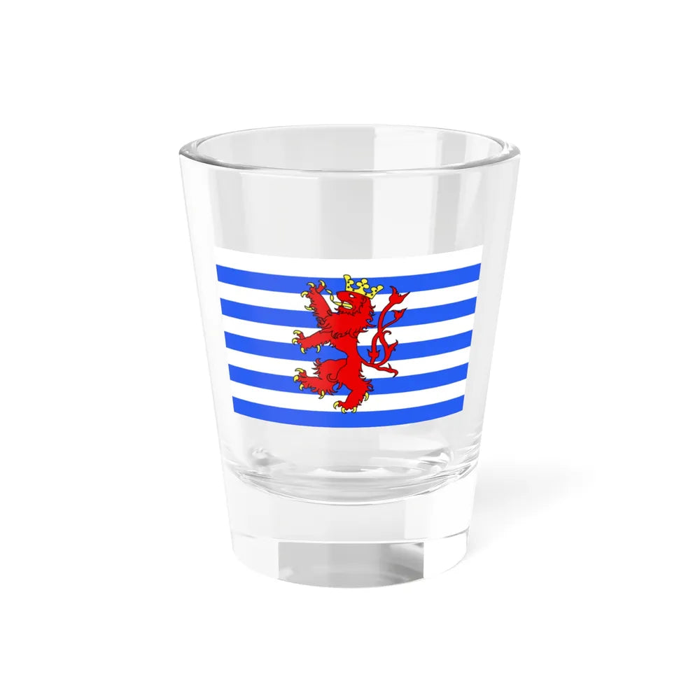Flag of Luxembourg Belgium - Shot Glass 1.5oz 1.5oz - Go Mug Yourself