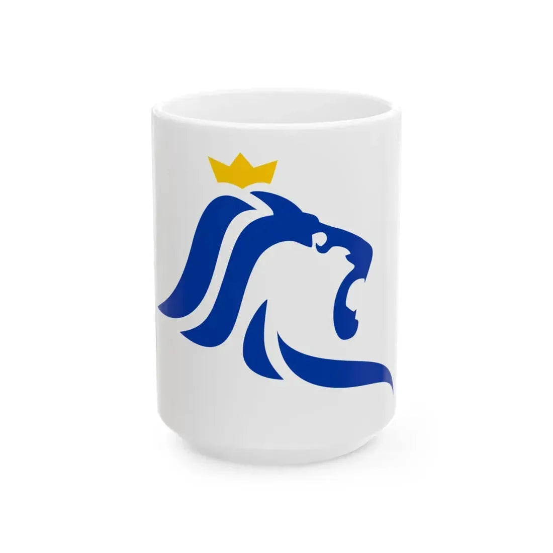Flag of Luxembourg city (Luxembourg) White Coffee Mug 15oz - Go Mug Yourself