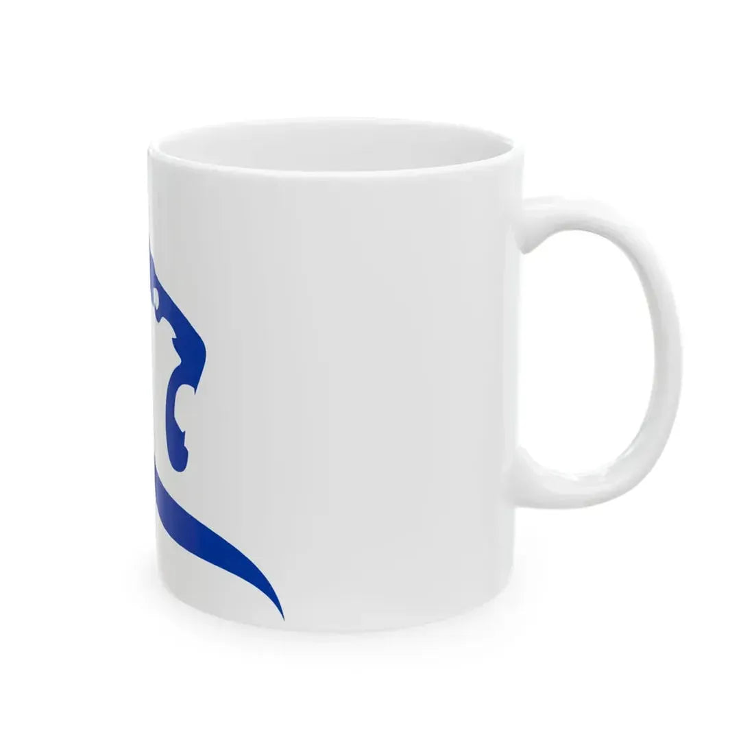 Flag of Luxembourg city (Luxembourg) White Coffee Mug - Go Mug Yourself