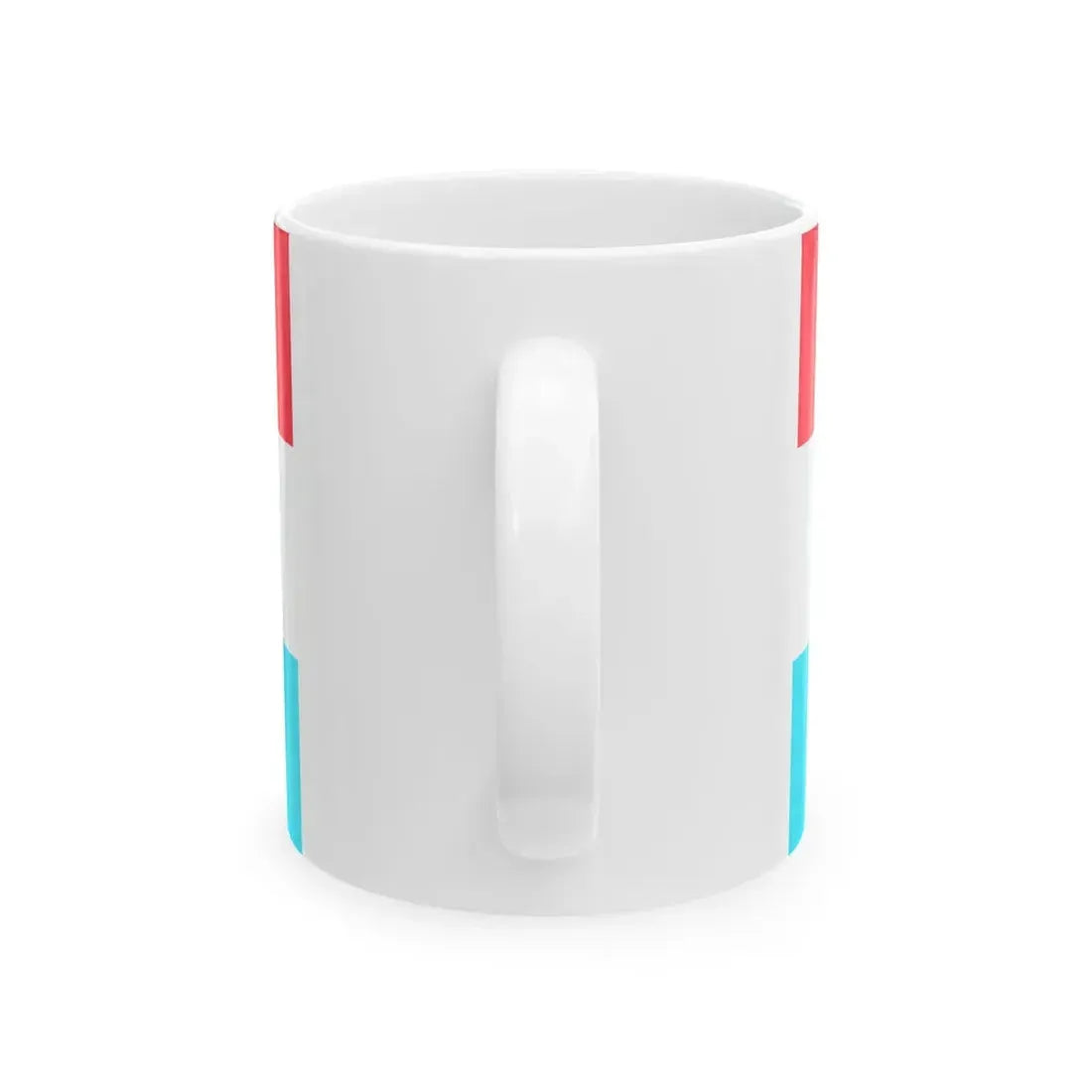 Flag of Luxembourg CMYK (Luxembourg) White Coffee Mug - Go Mug Yourself