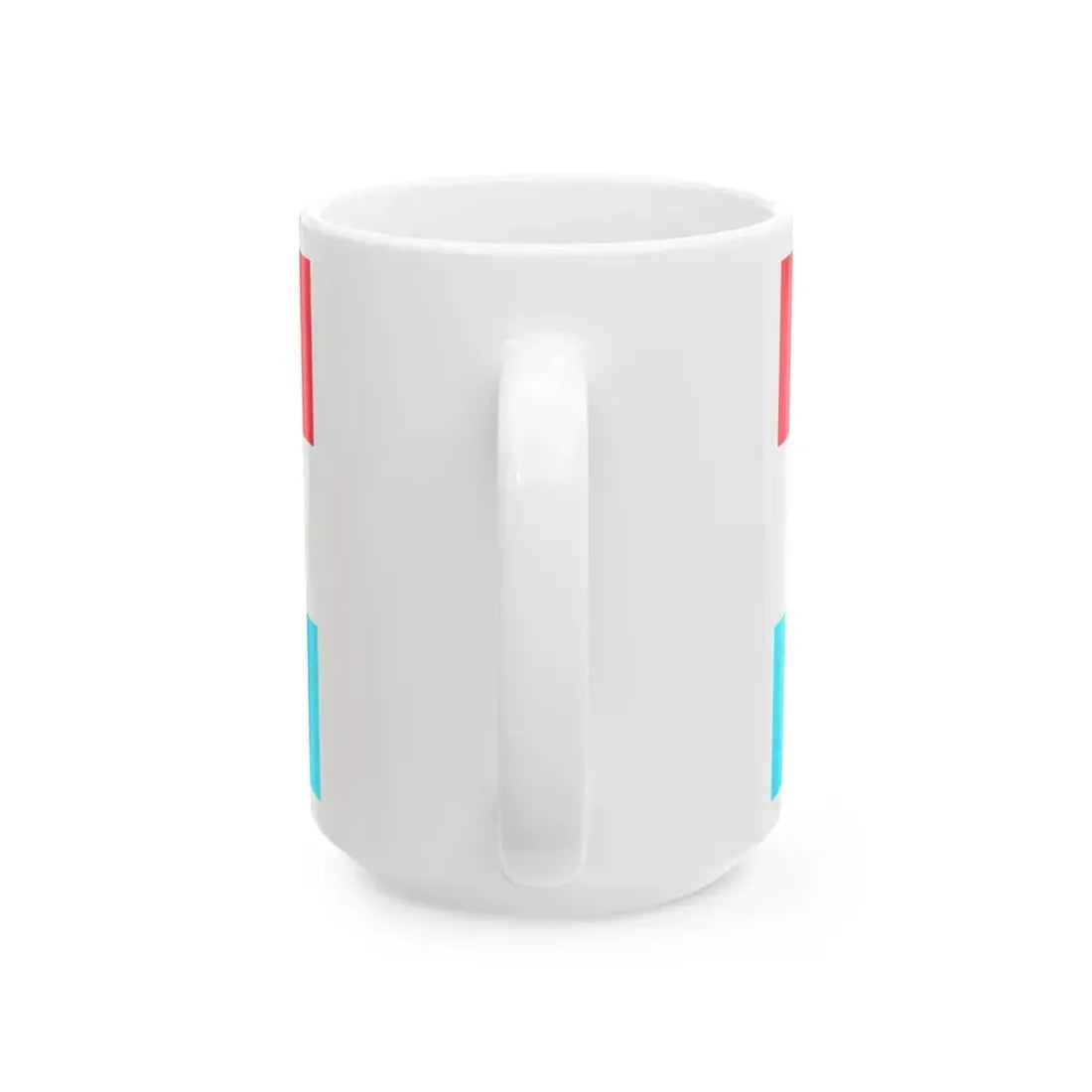 Flag of Luxembourg CMYK (Luxembourg) White Coffee Mug - Go Mug Yourself