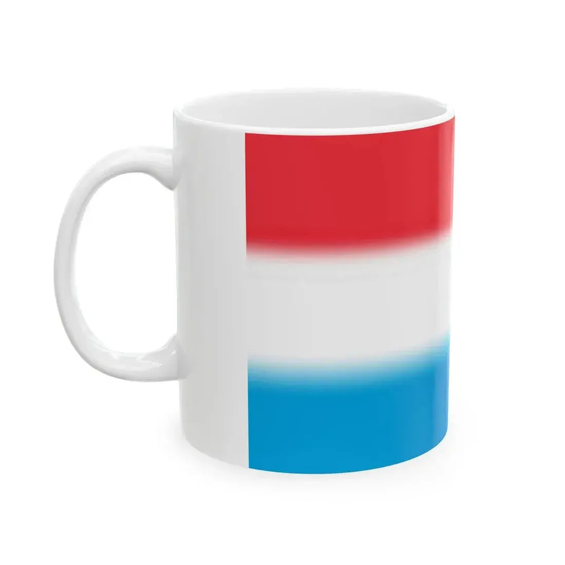 Flag of Luxembourg (Luxembourg) White Coffee Mug - Go Mug Yourself