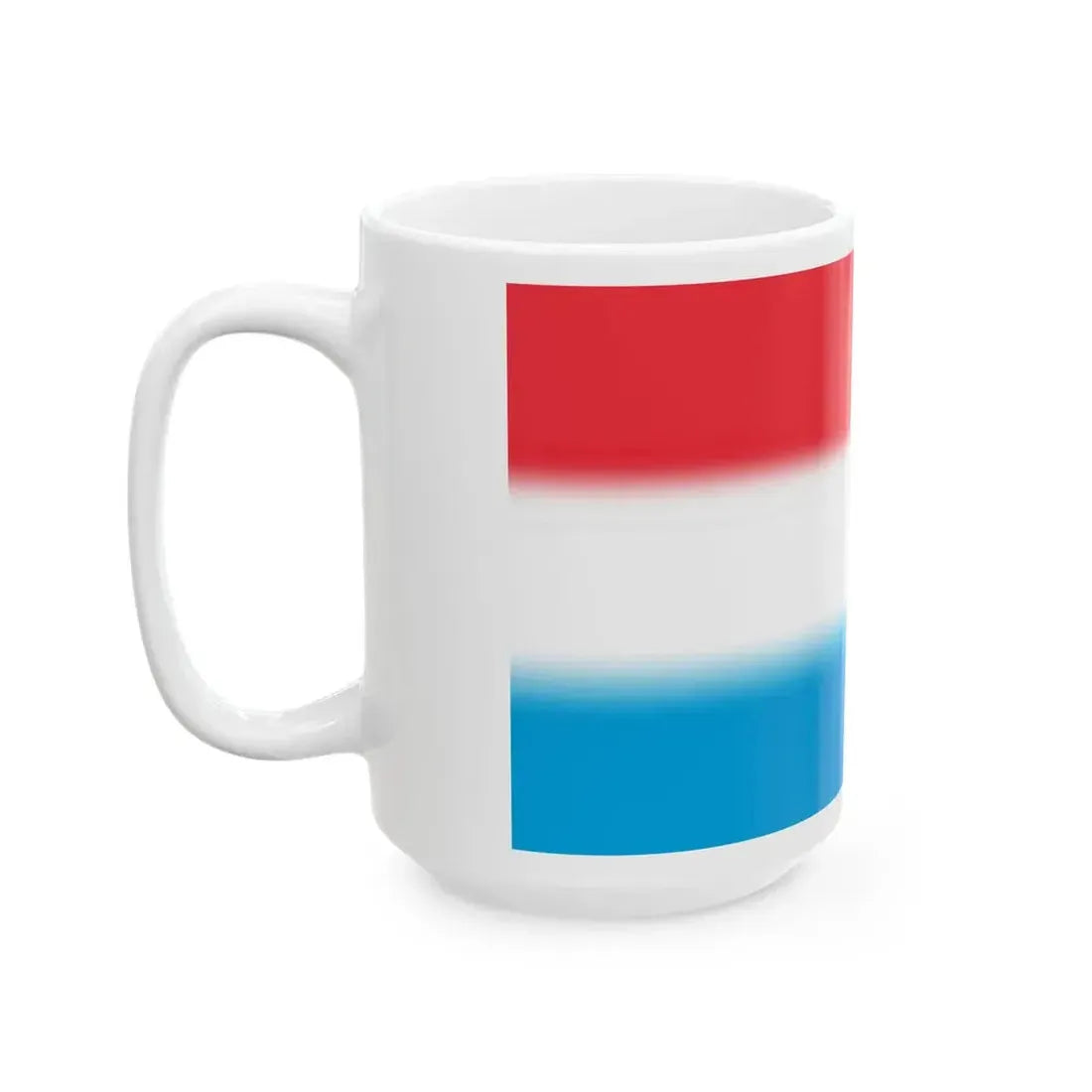 Flag of Luxembourg (Luxembourg) White Coffee Mug - Go Mug Yourself