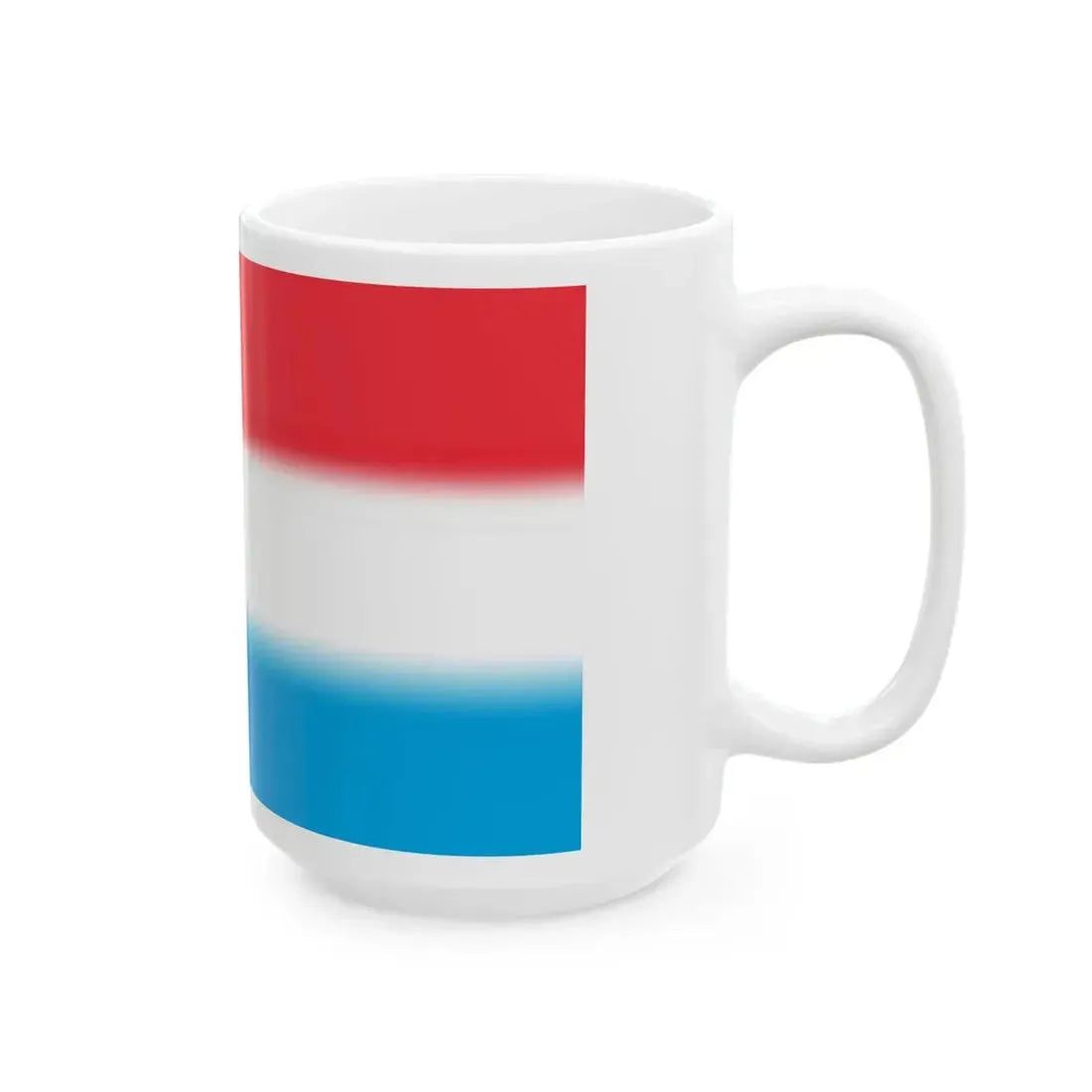 Flag of Luxembourg (Luxembourg) White Coffee Mug - Go Mug Yourself