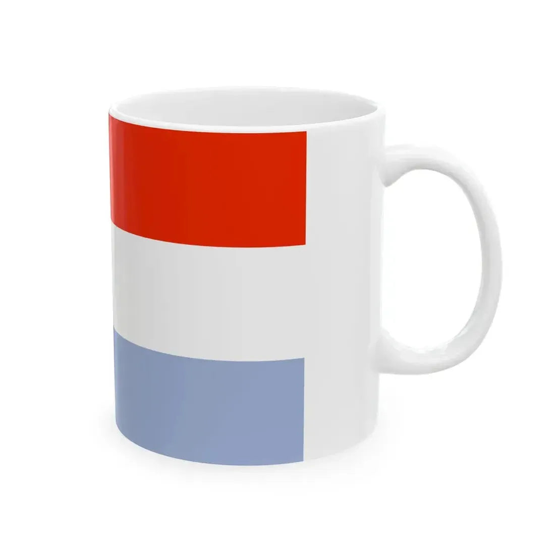 Flag of Luxembourg WFB 2000 (Luxembourg) White Coffee Mug - Go Mug Yourself