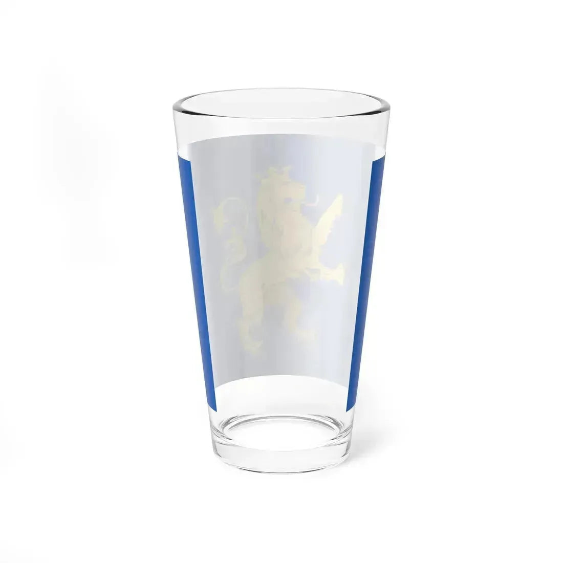 Flag of Lviv Oblast (Ukraine) Pint Glass 16oz - Go Mug Yourself