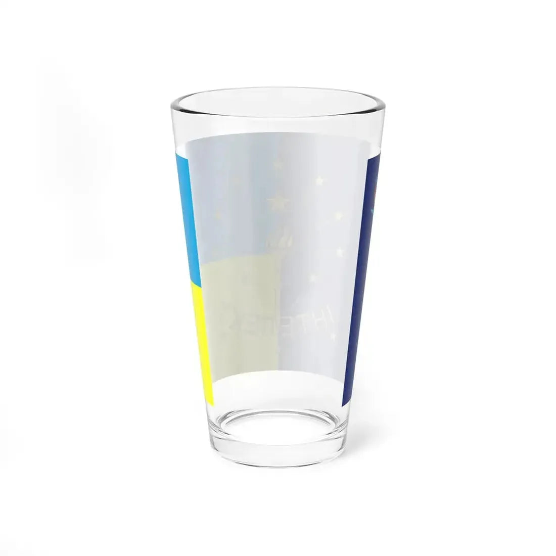 Flag of Lyceum Intellect Kyiv Ukraine (Ukraine) Pint Glass 16oz - Go Mug Yourself