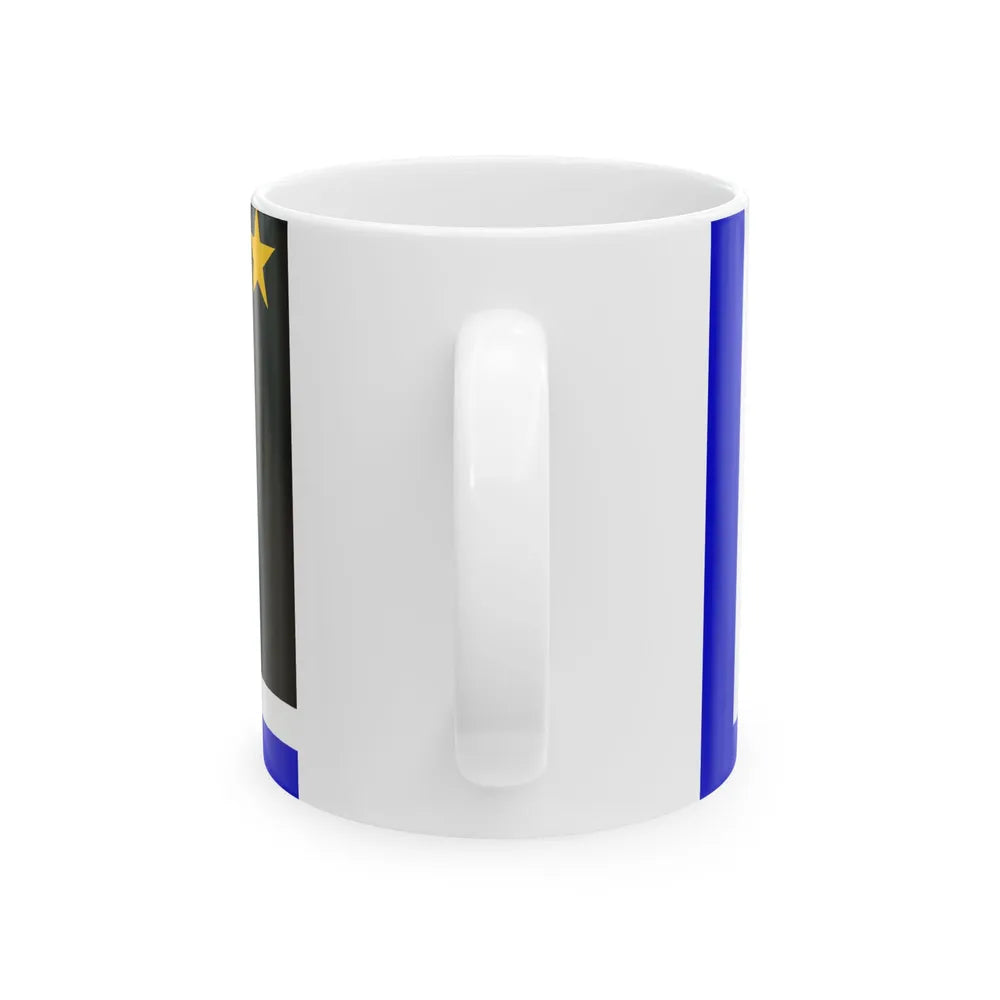 Flag of Lyle Minnesota (United States) White Coffee Mug - Go Mug Yourself