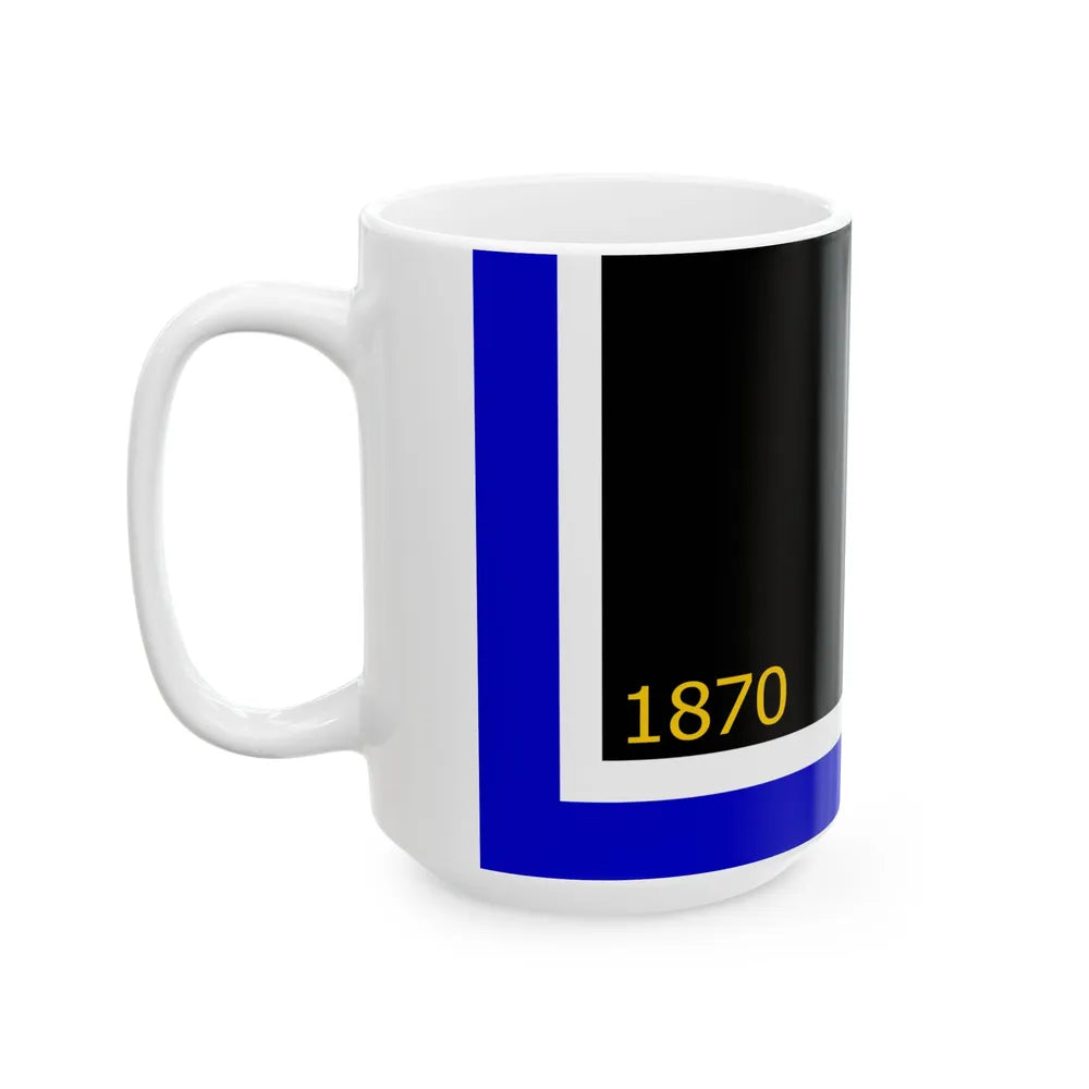 Flag of Lyle Minnesota (United States) White Coffee Mug - Go Mug Yourself