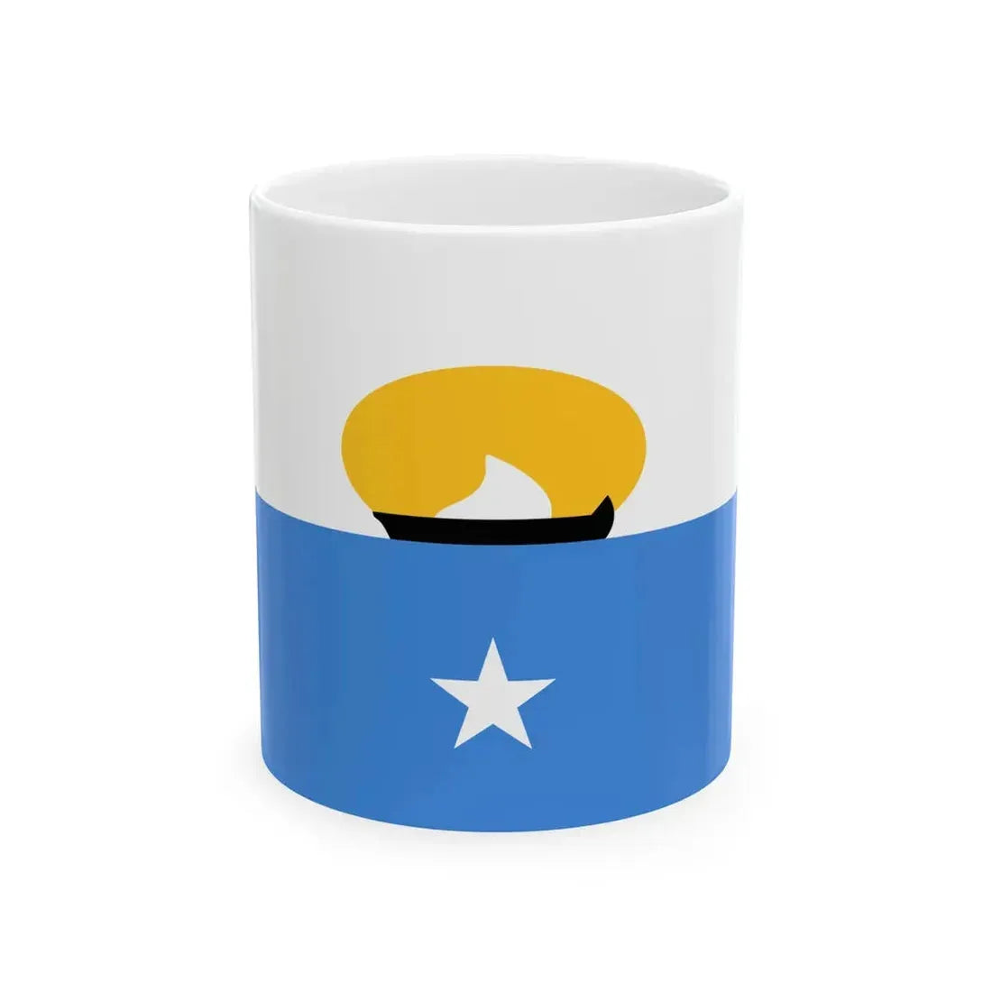 Flag of Maakhir (Mali) White Coffee Mug 11oz - Go Mug Yourself